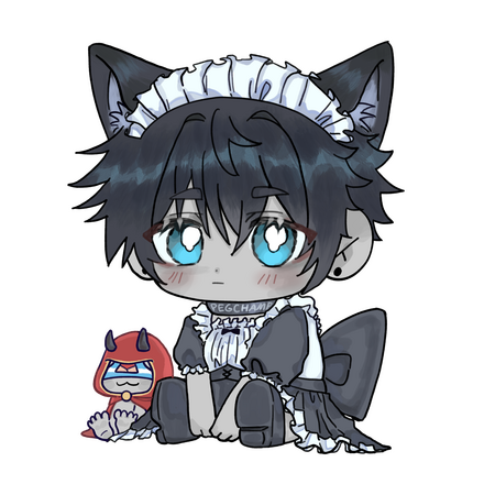 maid pngtuber @sammaslammajama